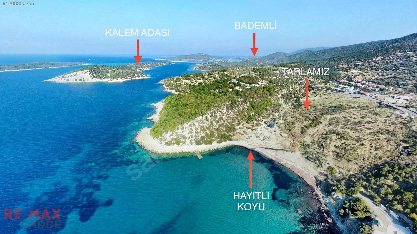 Dikili Bademli'de Denize 200 metre Mesafede Zeytinlik Yatırımlık