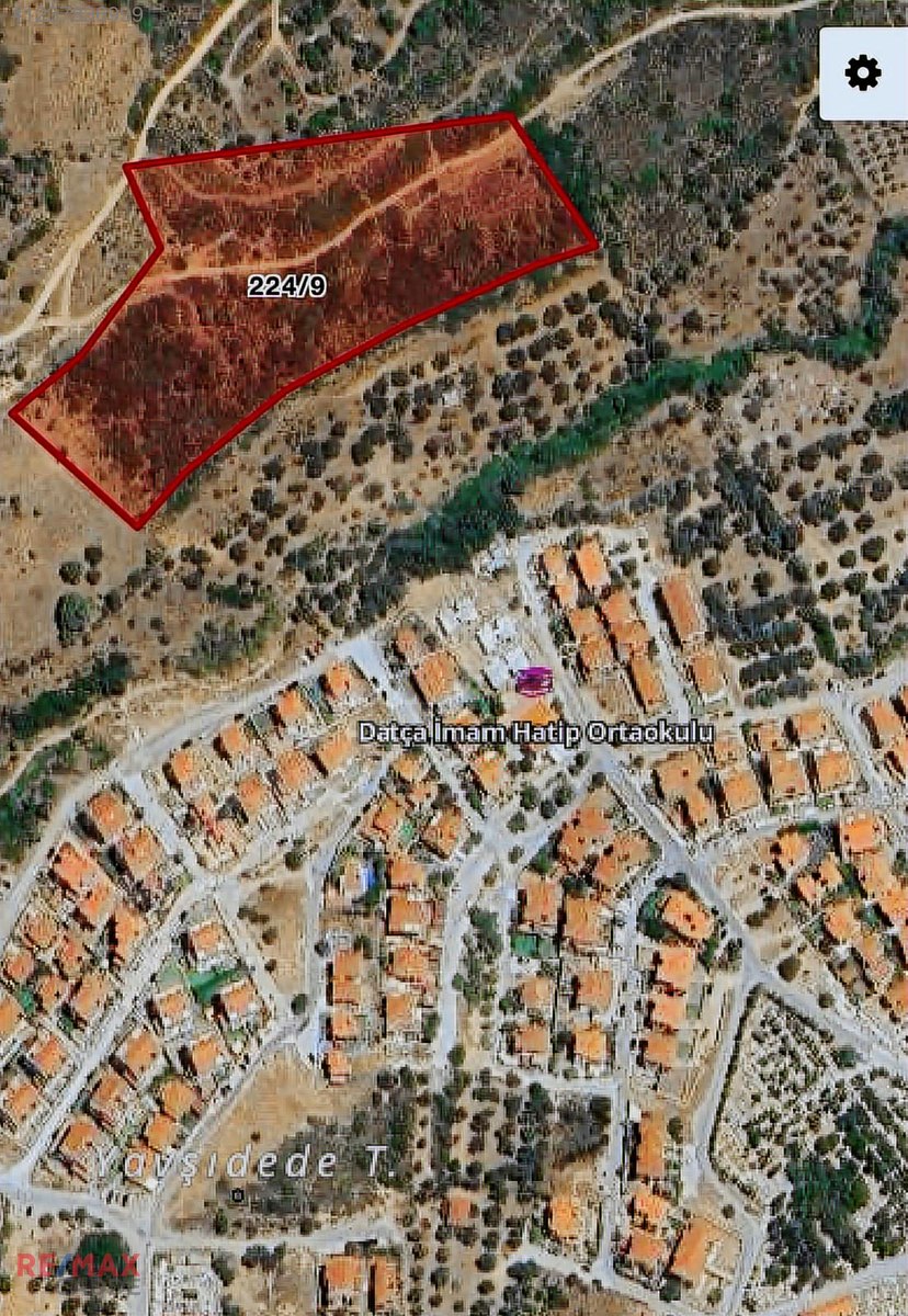 Datça Şehir Merkezi İmar Sınırında 18450m2 Satılık Tarla